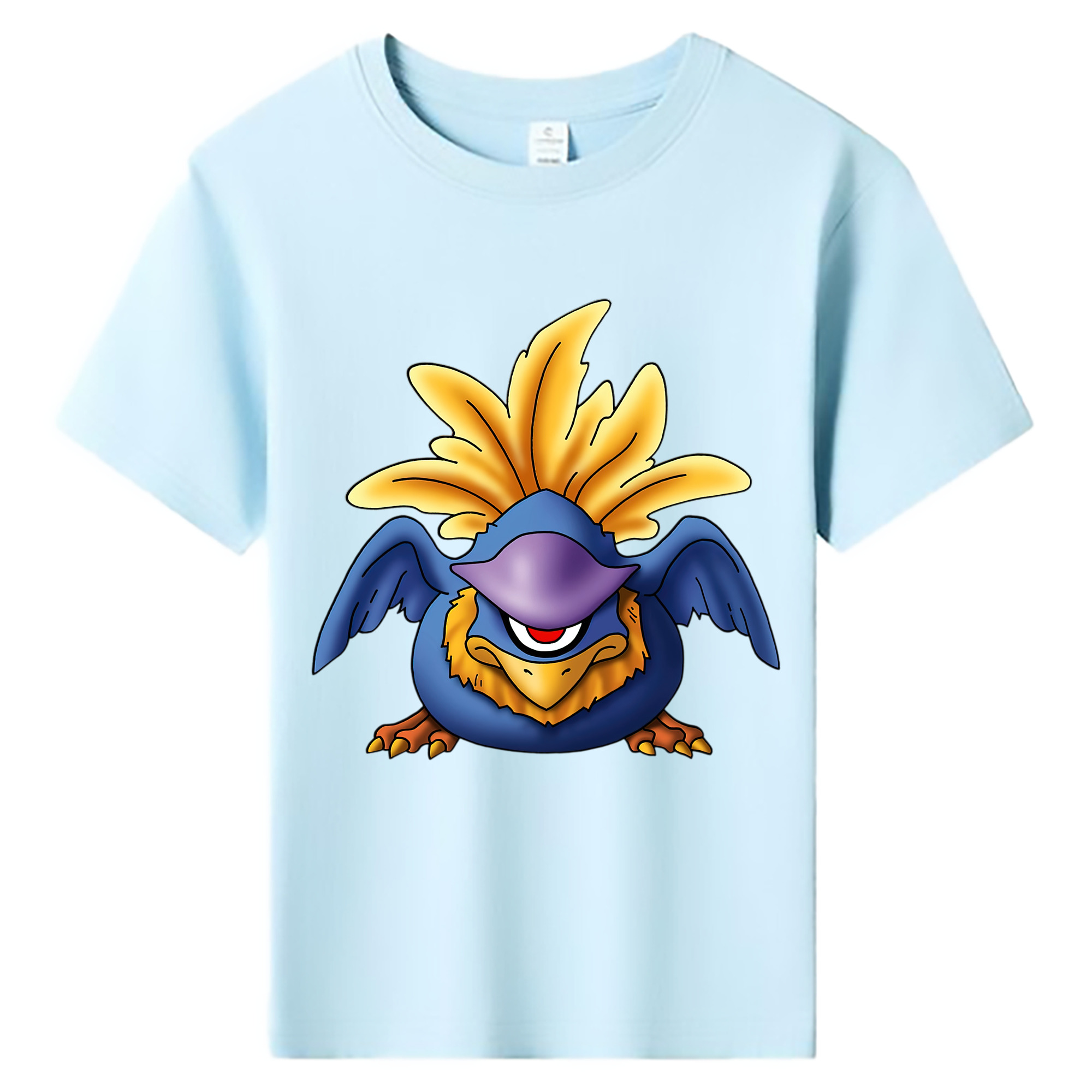 （画像用） ドラゴンクエスト Doragon Kuesuto Dragon Quest 綿100％キッズTシャツ（フロントプリント）